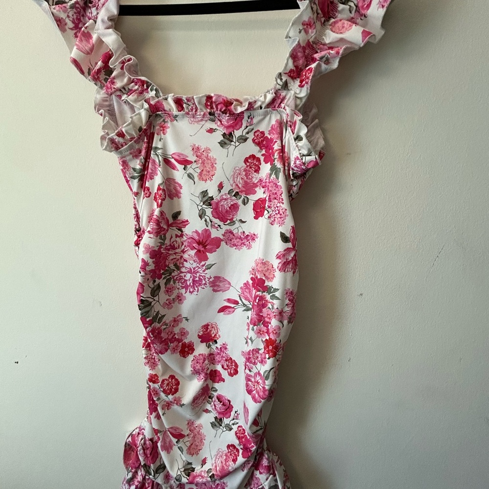 Floral Ruffle Dress - Picture 2 of 3